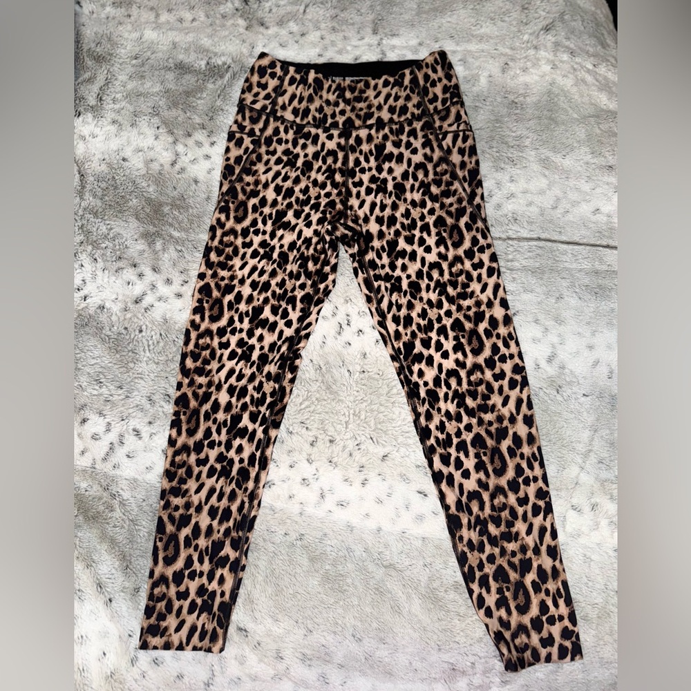 Victoria's Secret Black and Leopard Leggings